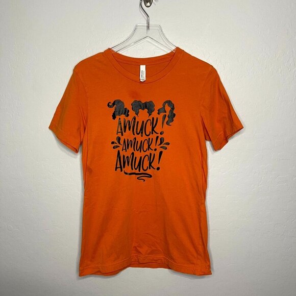 Bella-Canvas Hocus Pocus "Amuck, Amuck, Amuck" T-Shirt Top M - Picture 1 of 3